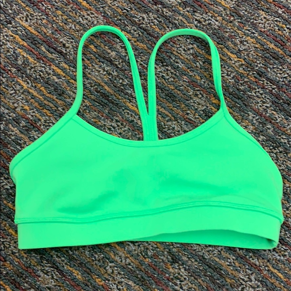 XS lime green Lululemon sport bra.